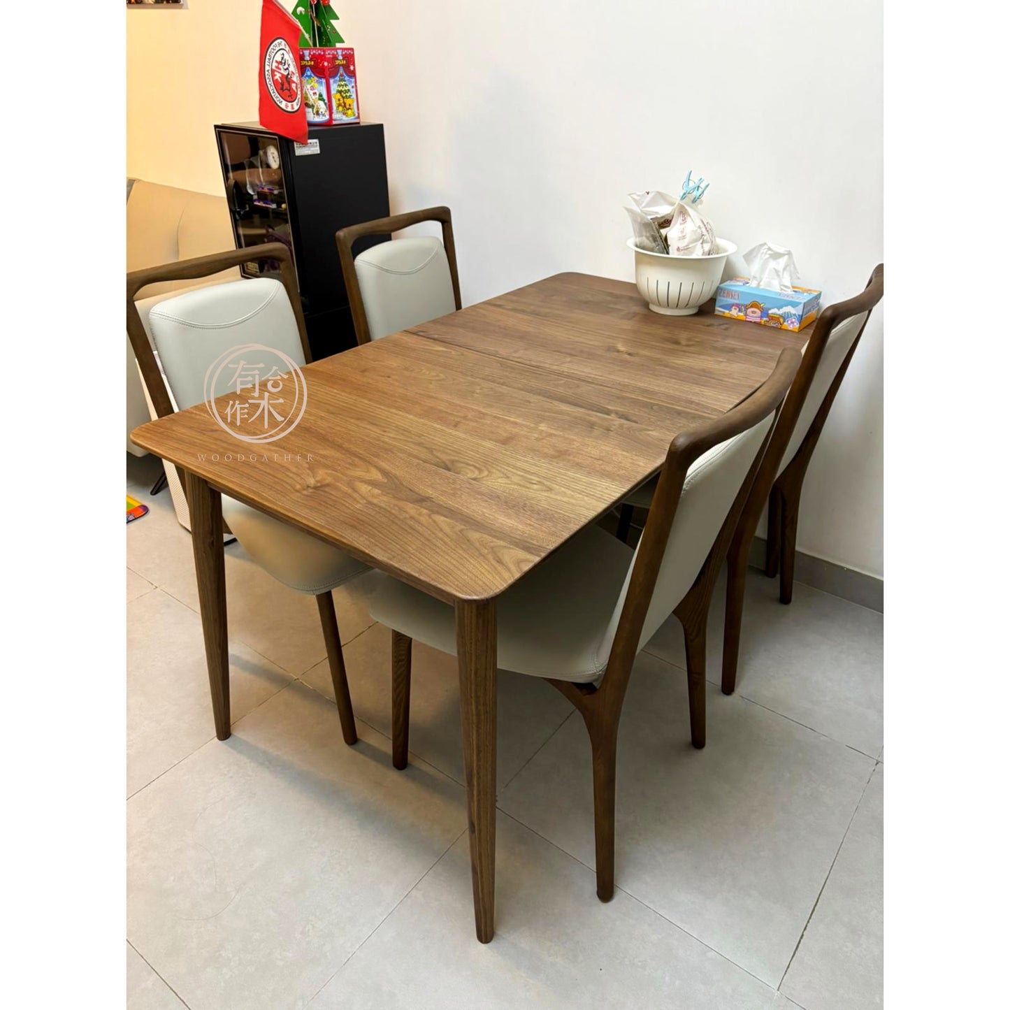 DELIGHT Extendable Table 實木開合餐枱 (可訂造,亦可改為固定餐枱)