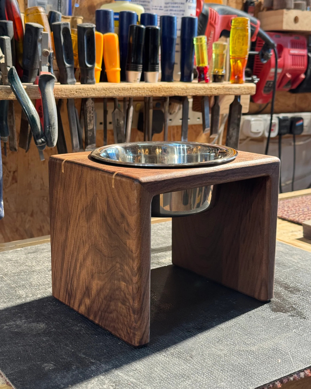 【香港製造】Choi Woodworks | 實木寵物碗架 Pet Bowl Stand