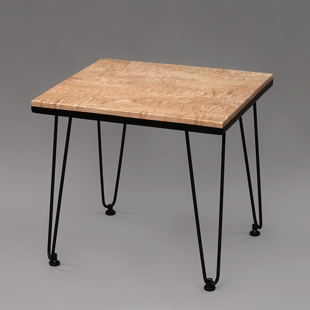 Appreciating wood work｜[The Way of Water] Gold water ripples • Ash willow log coffee table