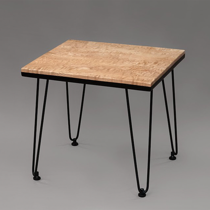 Appreciating wood work｜[The Way of Water] Gold water ripples • Ash willow log coffee table