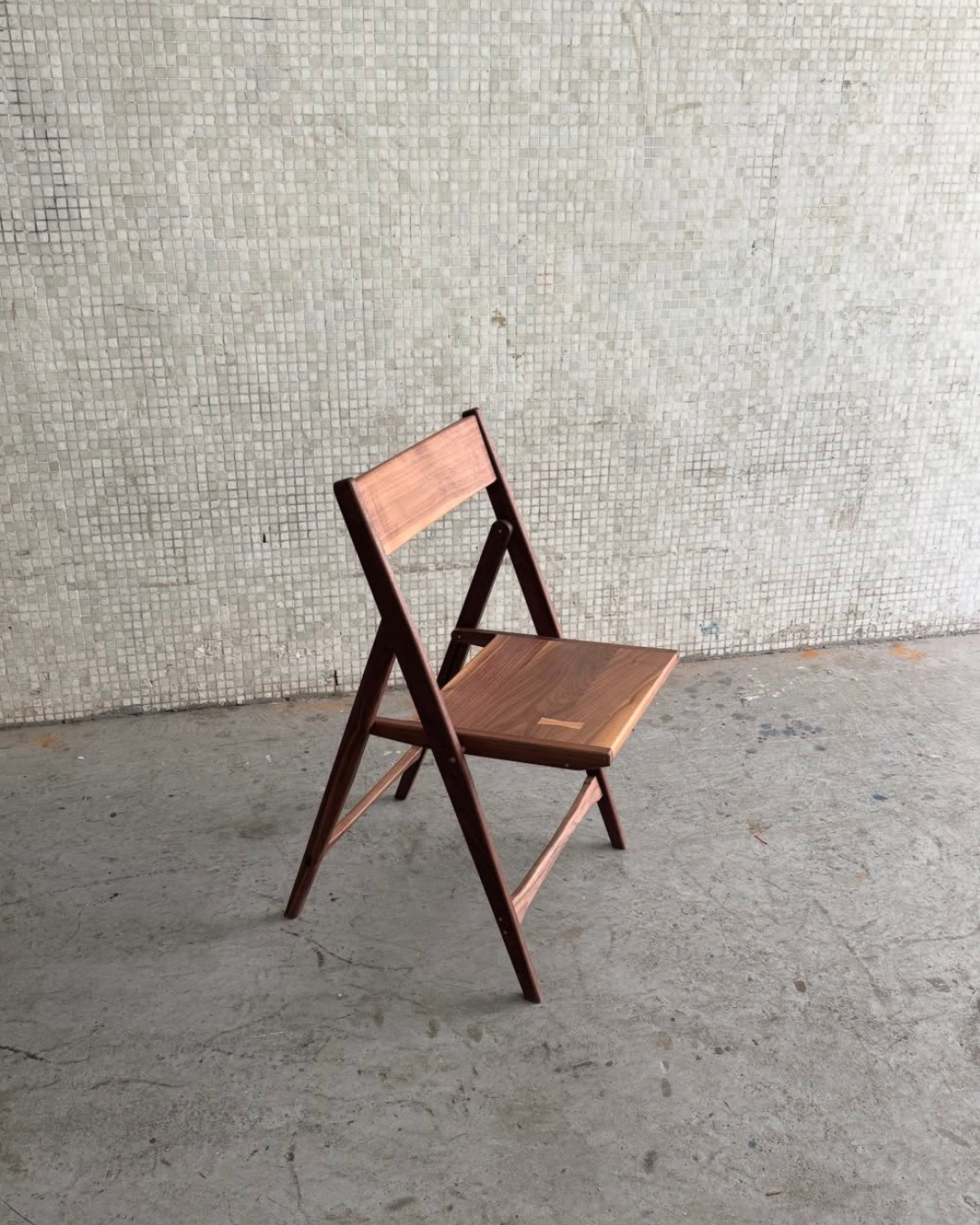 【香港製造】Choi Woodworks | 實木摺櫈 Foldable Chair