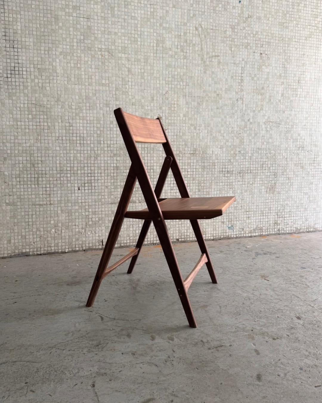 【香港製造】Choi Woodworks | 實木摺櫈 Foldable Chair