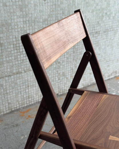 【香港製造】Choi Woodworks | 實木摺櫈 Foldable Chair