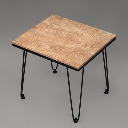 Appreciating wood work｜[The Way of Water] Gold water ripples • Ash willow log coffee table