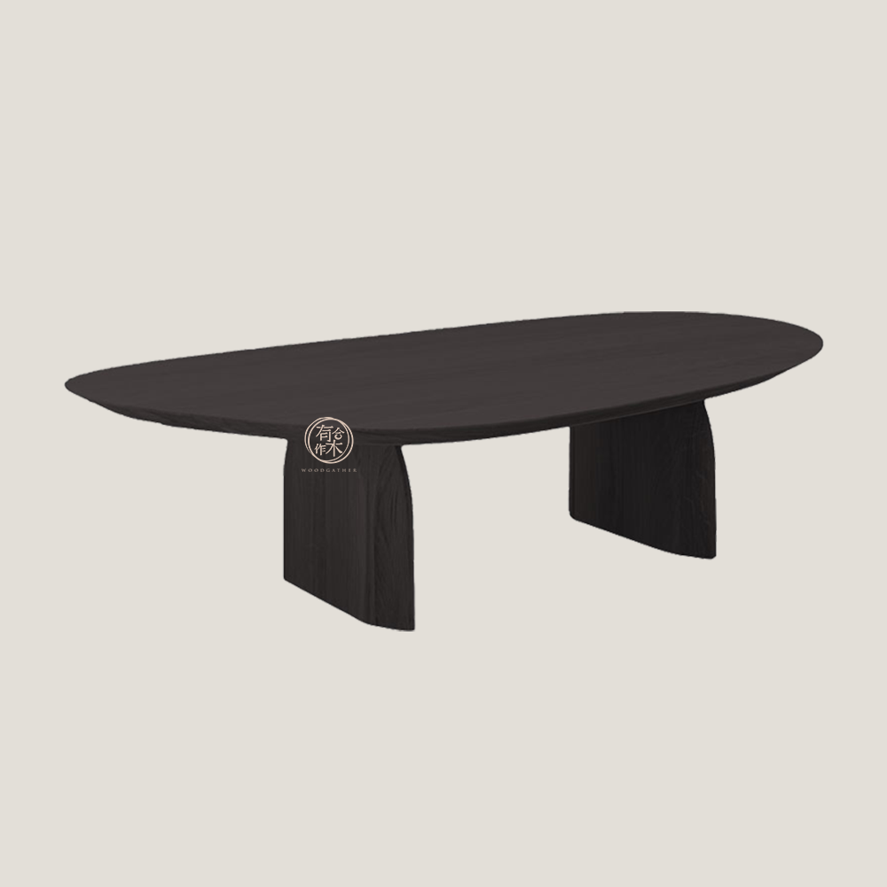 ANTER Round Side Table solid wood round coffee table