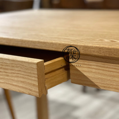 DELIGHT Dining Table with Drawers 實木櫃桶餐枱
