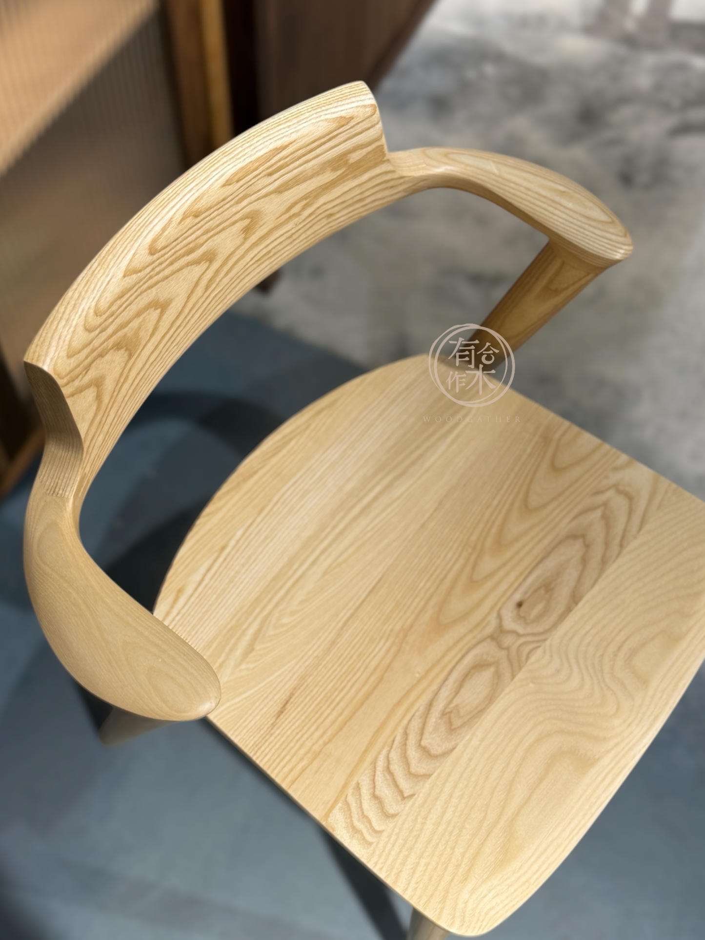 FOREST Chair 03 實木半扶手餐椅