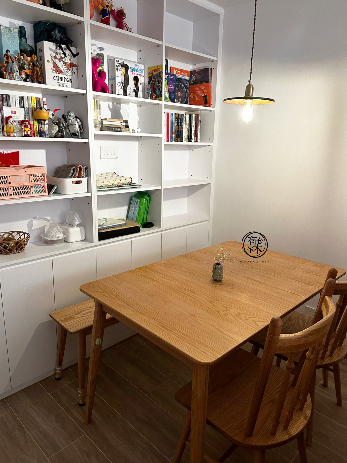 DELIGHT Extendable Table 實木開合餐枱 (可訂造，亦可改為固定餐枱)