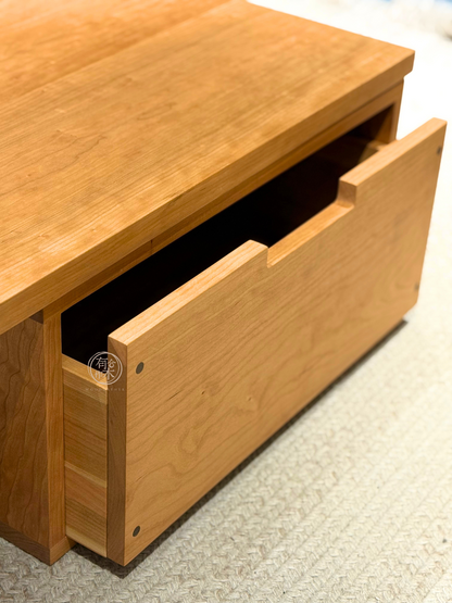 SIMPLY Myos Coffee Table with Drawer 實木L形茶几