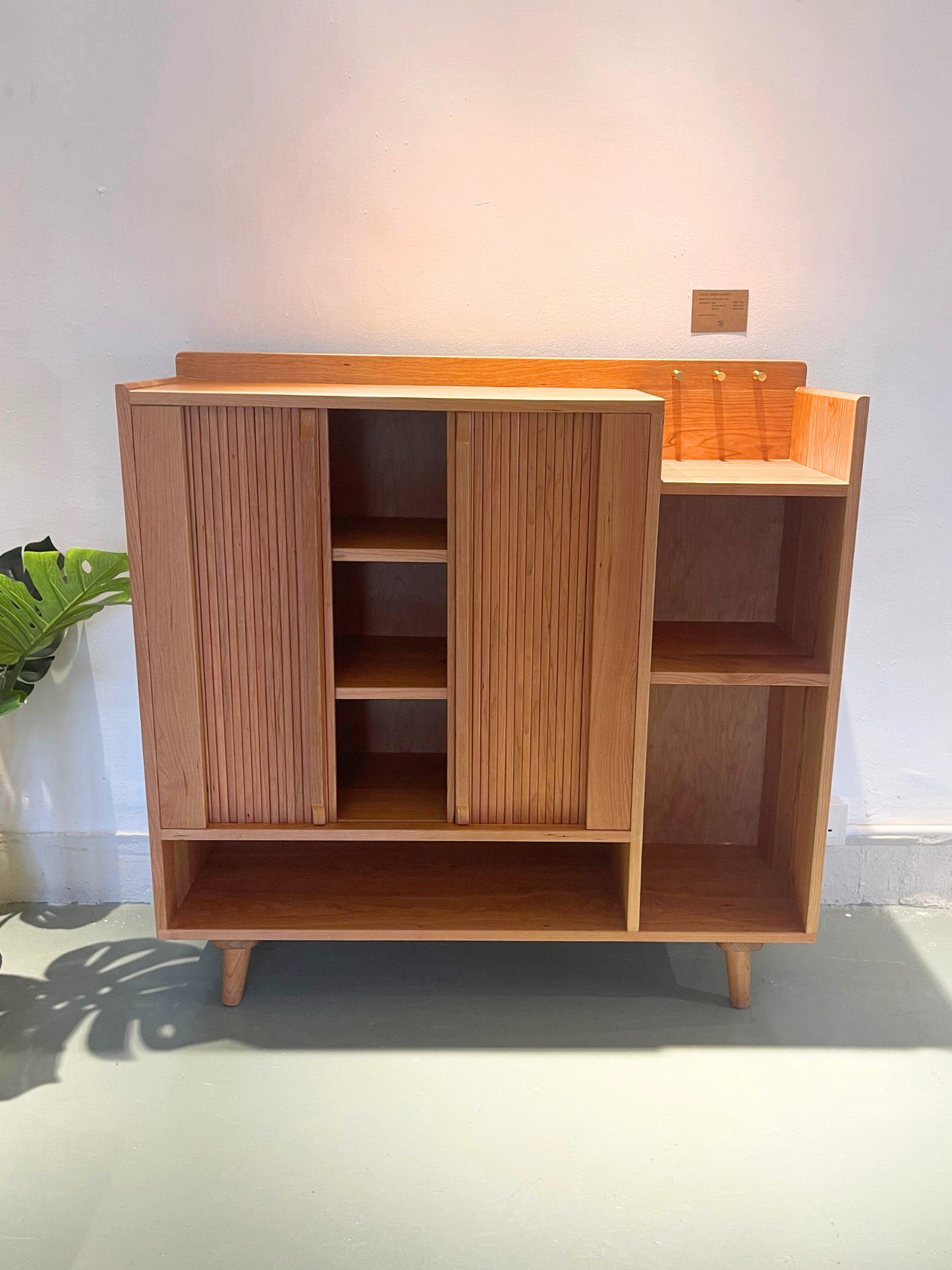 SIMPLY Shoe Cabinet 實木捲簾鞋櫃
