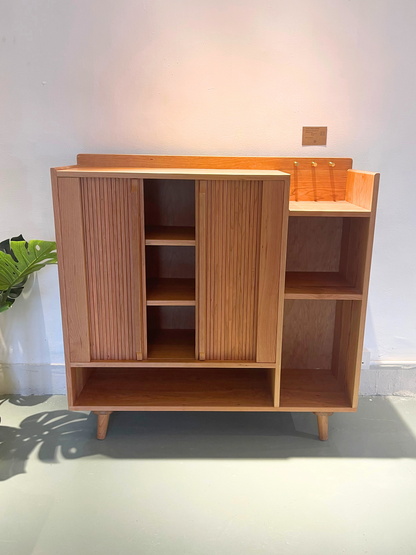 SIMPLY Shoe Cabinet 實木捲簾鞋櫃