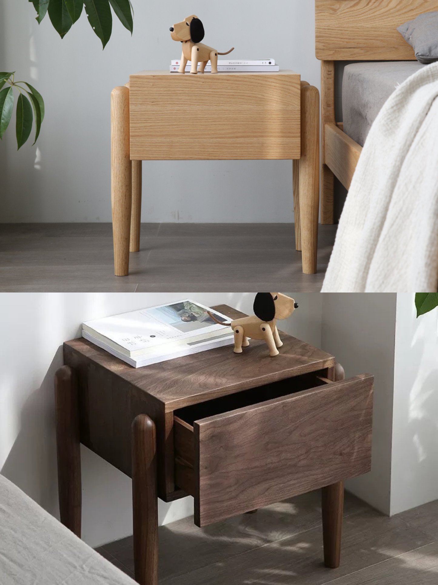 SIMPLY Bedside Table 02 實木床頭櫃