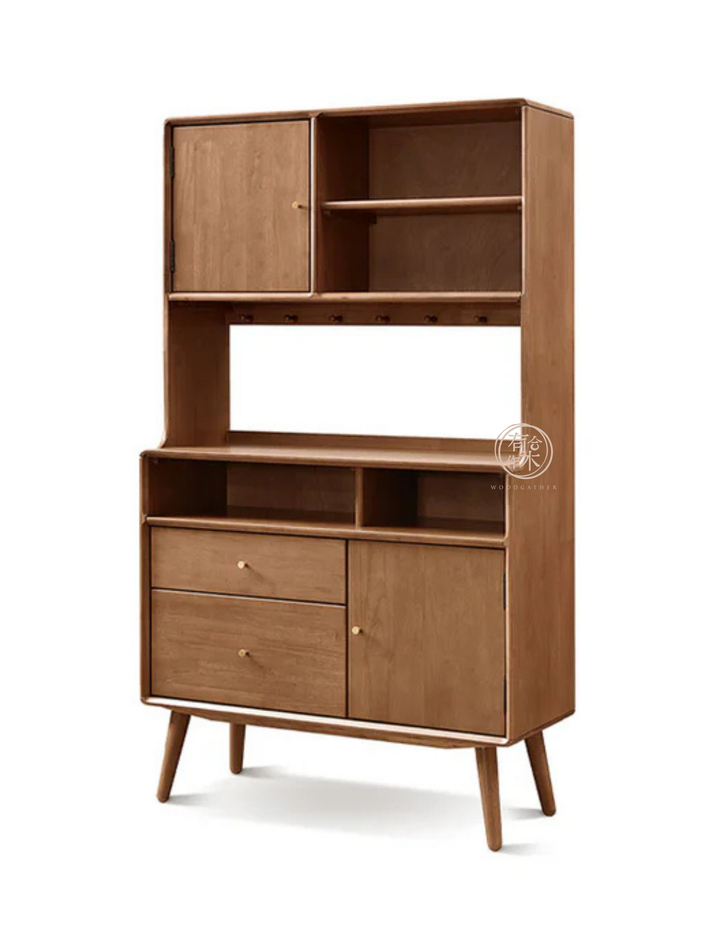 VARIETY-Cherry High Sideboard - 2-Door / 2 Drawers with Shelf 實木高餐邊櫃