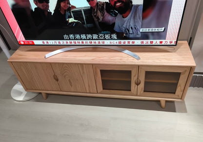 ［訂造案例］實木電視櫃11