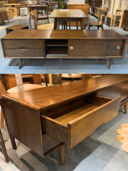 【陳列品】VARIETY Sliding-Door TV Board 實木趟門電視櫃