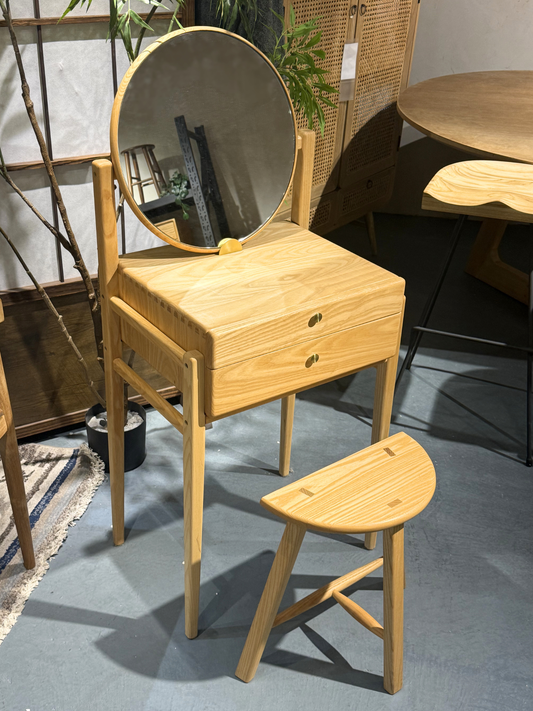 【陳列品】FOREST Vanity Table 02 實木梳妝枱（包括妝凳）