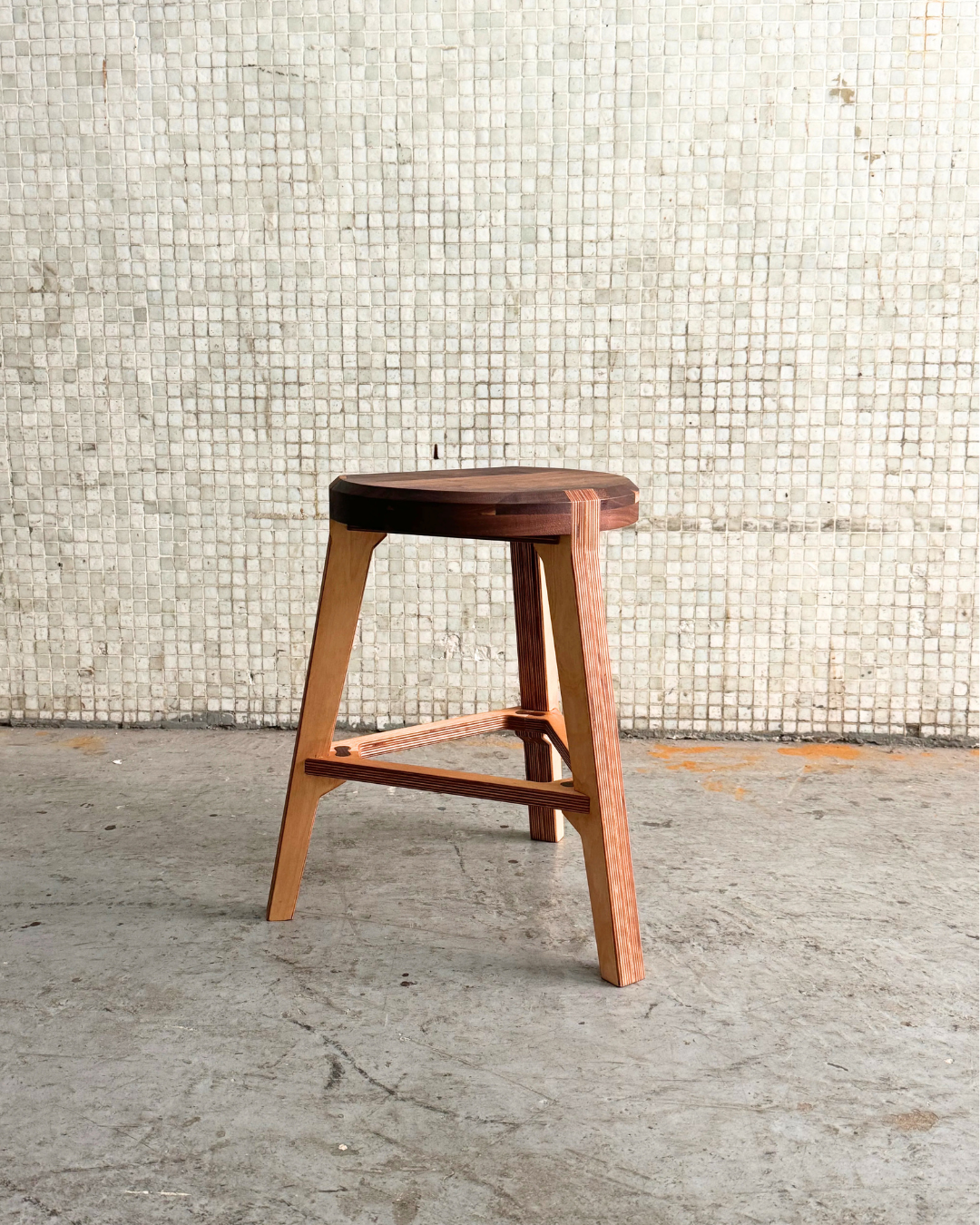 【香港製造】Choi Woodworks | 實木仨合凳 Trinity Stool