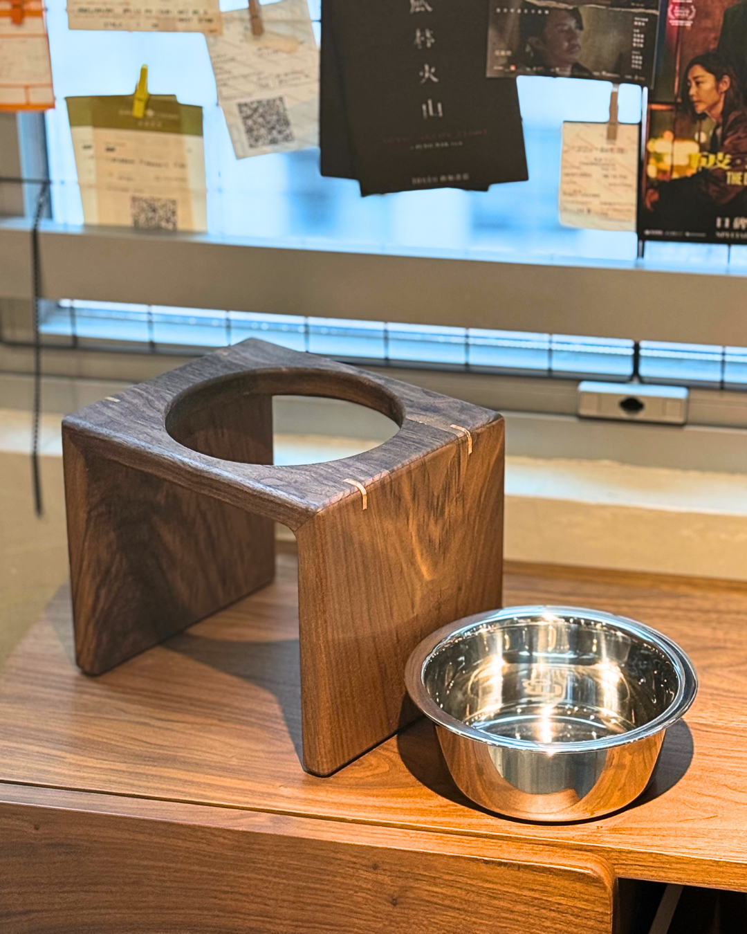 【香港製造】Choi Woodworks | 實木寵物碗架 Pet Bowl Stand
