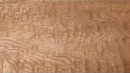 Appreciating wood work｜[The Way of Water] Gold water ripples • Ash willow log coffee table