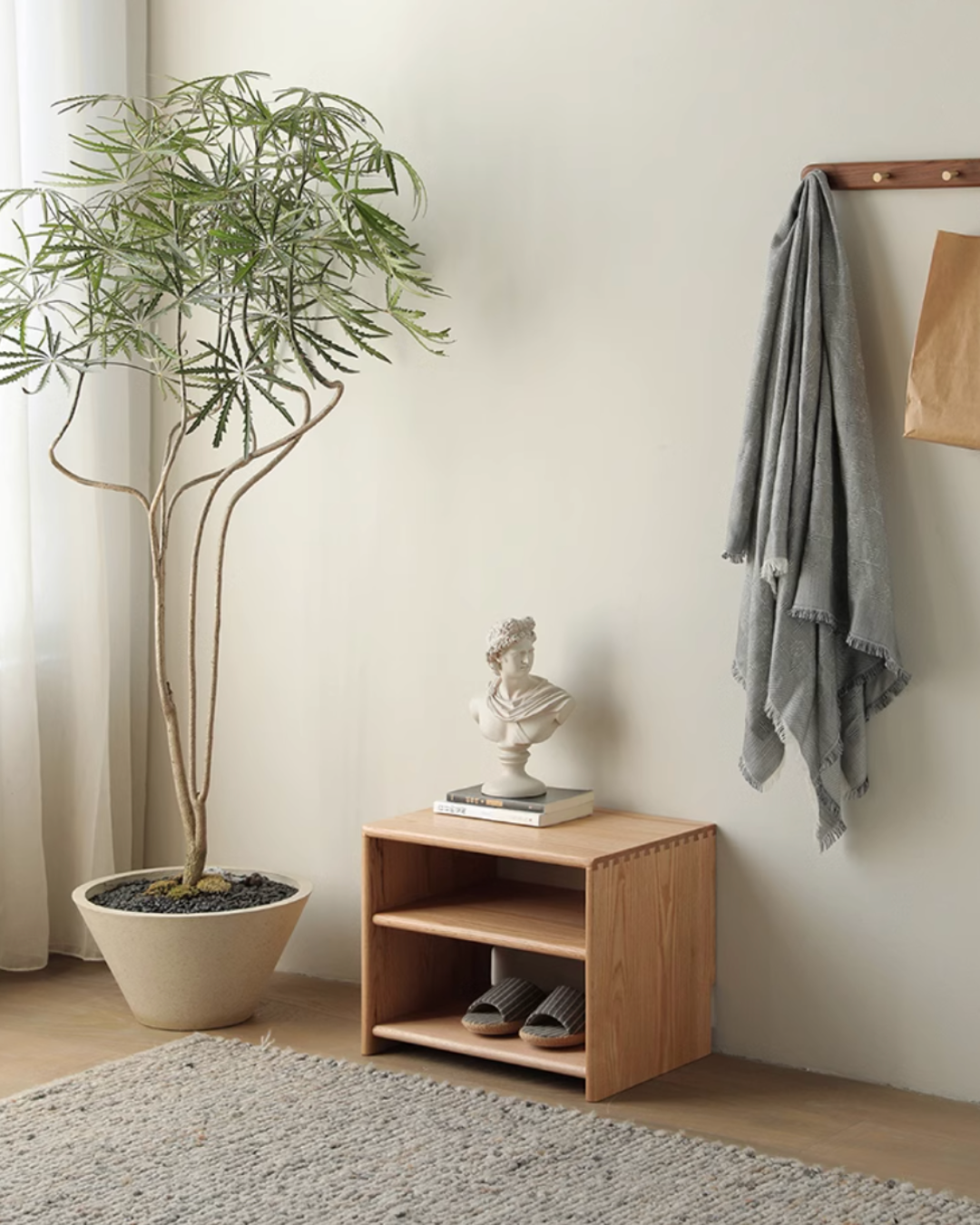 SIMPLY Shoe Bench 實木換鞋櫈 - 北美橡木