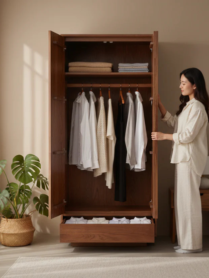 VARIETY-Z Double Door Wardrobe 實木雙門衣櫃