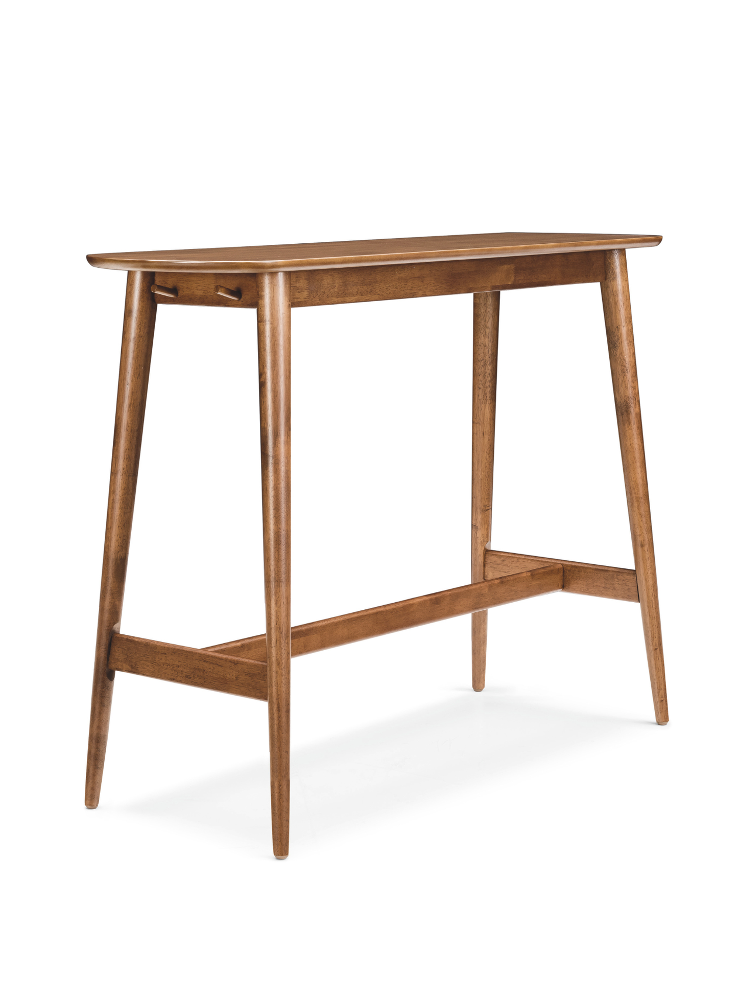 VARIETY Bar Table with Hooks solid wood hook bar table
