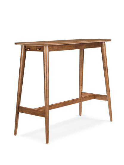 VARIETY Bar Table with Hooks solid wood hook bar table
