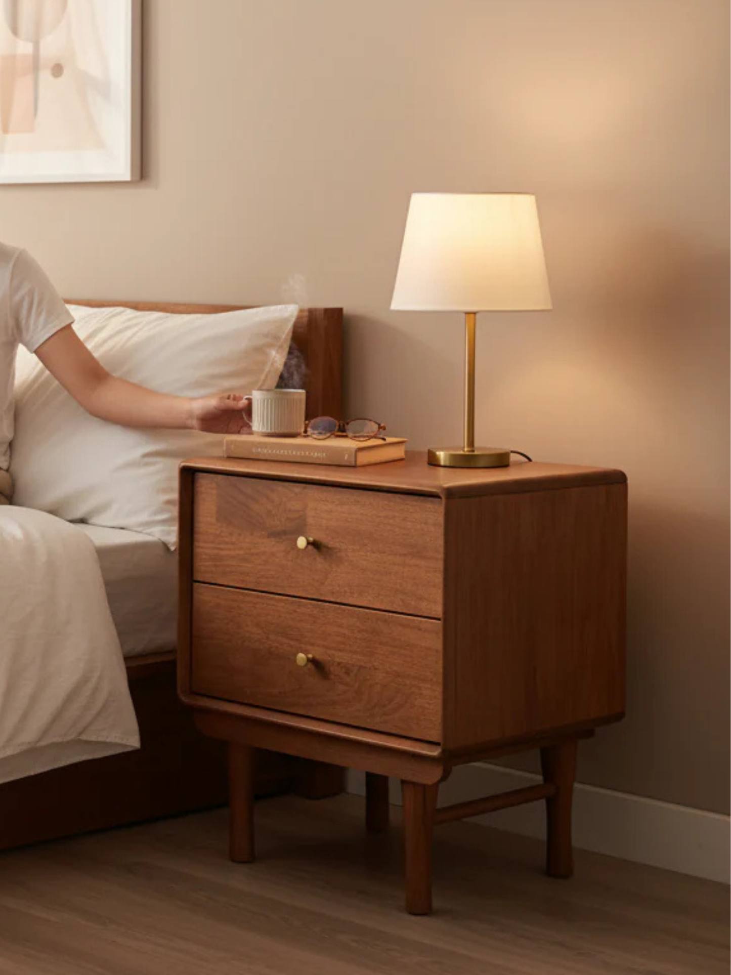 VARIETY-Arch Bedside Cabinet 實木床頭櫃