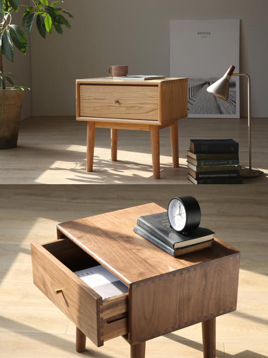 SIMPLY Bedside Cabinet 01 實木床頭櫃