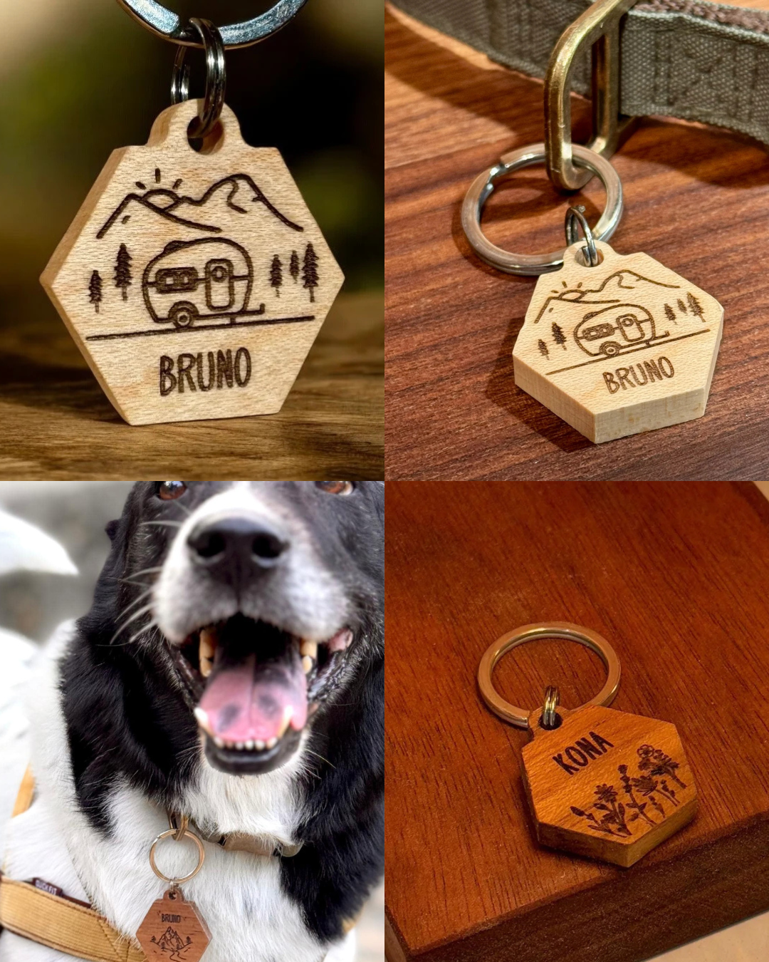 【香港製造】Choi Woodworks | 實木寵物名牌 Pet Tag