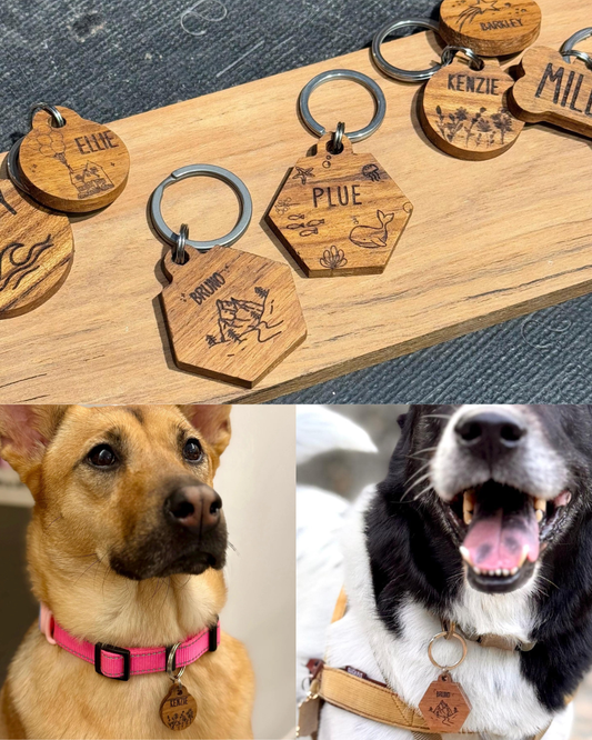【香港製造】Choi Woodworks | 實木寵物名牌 Pet Tag
