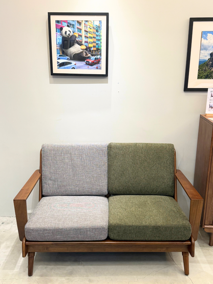 VARIETY Sofa 06 實木梳化（單座/2座/3座）- 胡桃木色