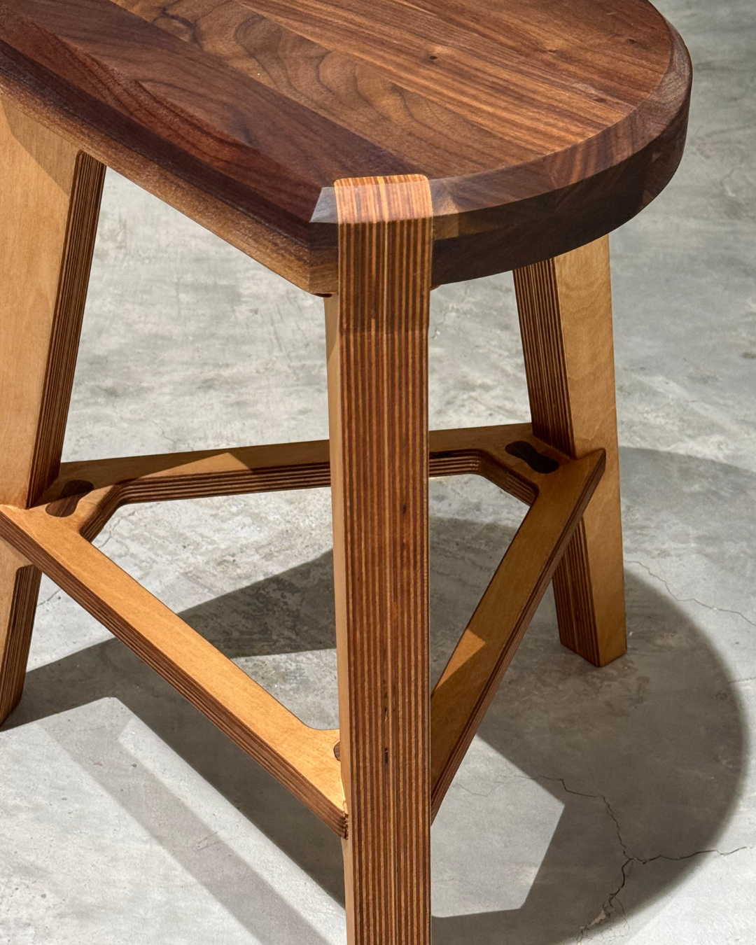【香港製造】Choi Woodworks | 實木仨合凳 Trinity Stool