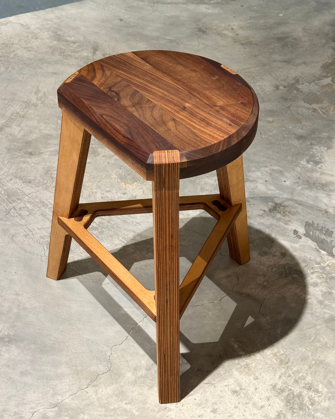 【香港製造】Choi Woodworks | 實木仨合凳 Trinity Stool