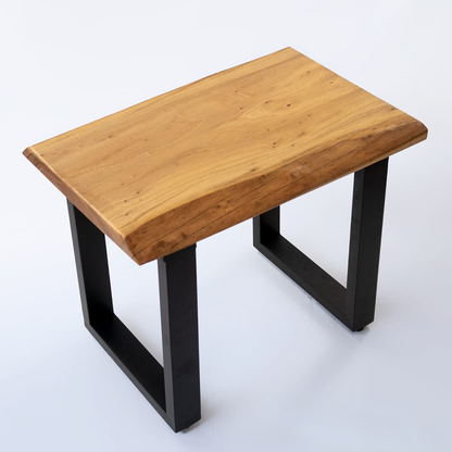 Appreciating wood | Laowu Liang elm log coffee table/small stool