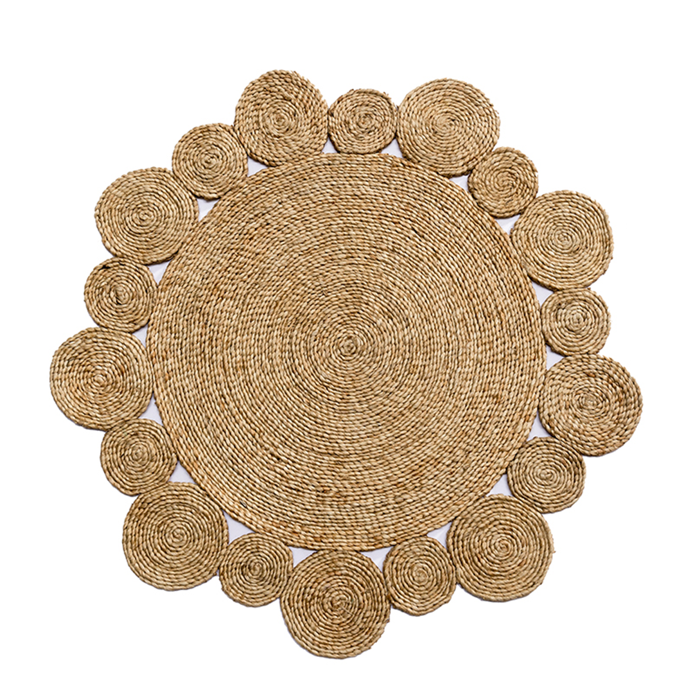 Natural Jute Hand-braided Rug 02 Natural Jute Hand-braided Rug 02