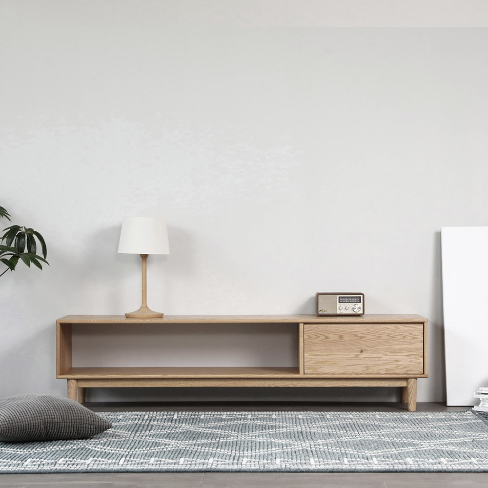 SIMPLY 1-Drawer TV Board 實木電視櫃（可訂造）