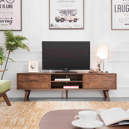 VARIETY 2-Drawer with Lift-up Door TV Board 