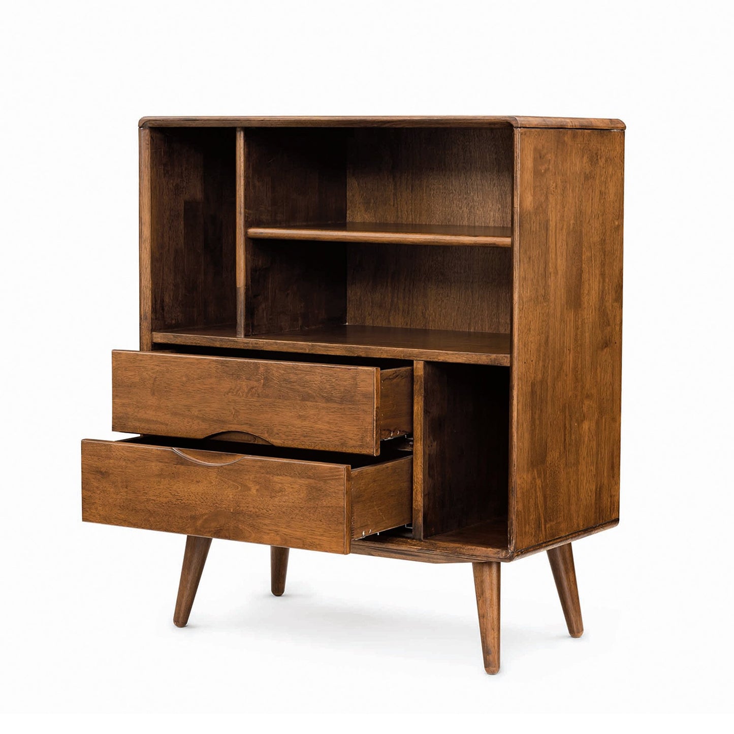 VARIETY Beside Cabinet with 2-drawer solid wood side cabinet 