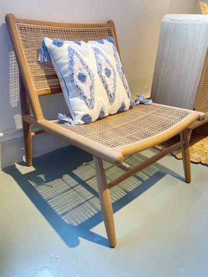 VINE Teak Relax Deckchair 印尼柚木藤織休閑椅