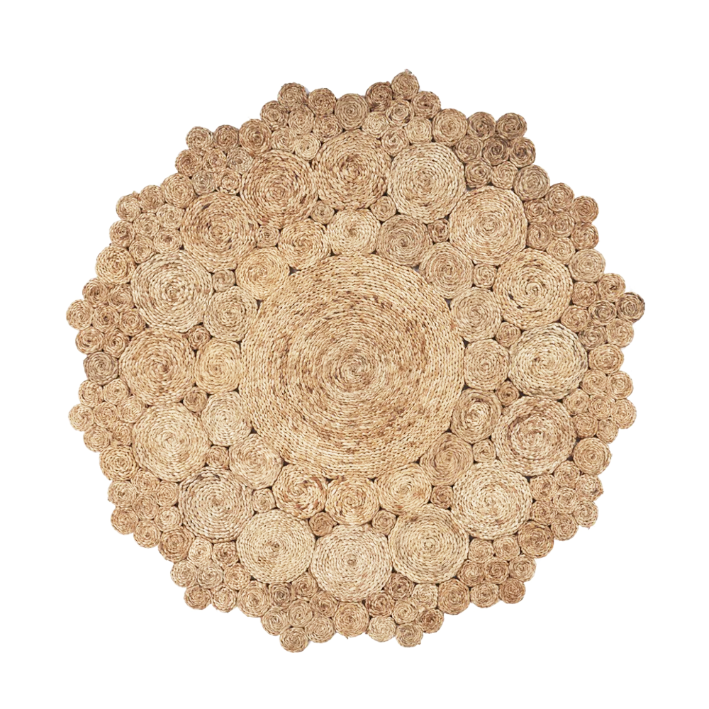 Natural Jute Hand-braided Rug 01 Natural Jute Hand-braided Rug 01