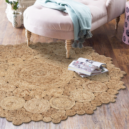 Natural Jute Hand-braided Rug 01 Natural Jute Hand-braided Rug 01