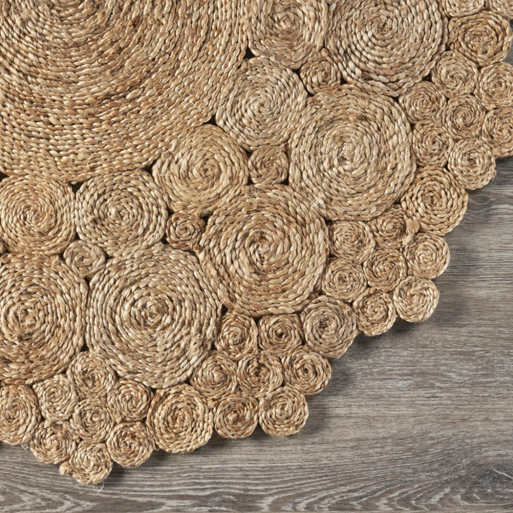 Natural Jute Hand-braided Rug 01 Natural Jute Hand-braided Rug 01