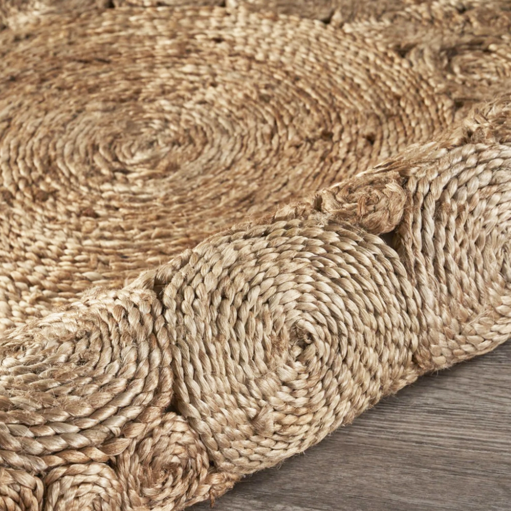Natural Jute Hand-braided Rug 01 Natural Jute Hand-braided Rug 01